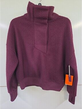 Women's Freely Tracy Pullover Sweater Winetasting Red Size XS